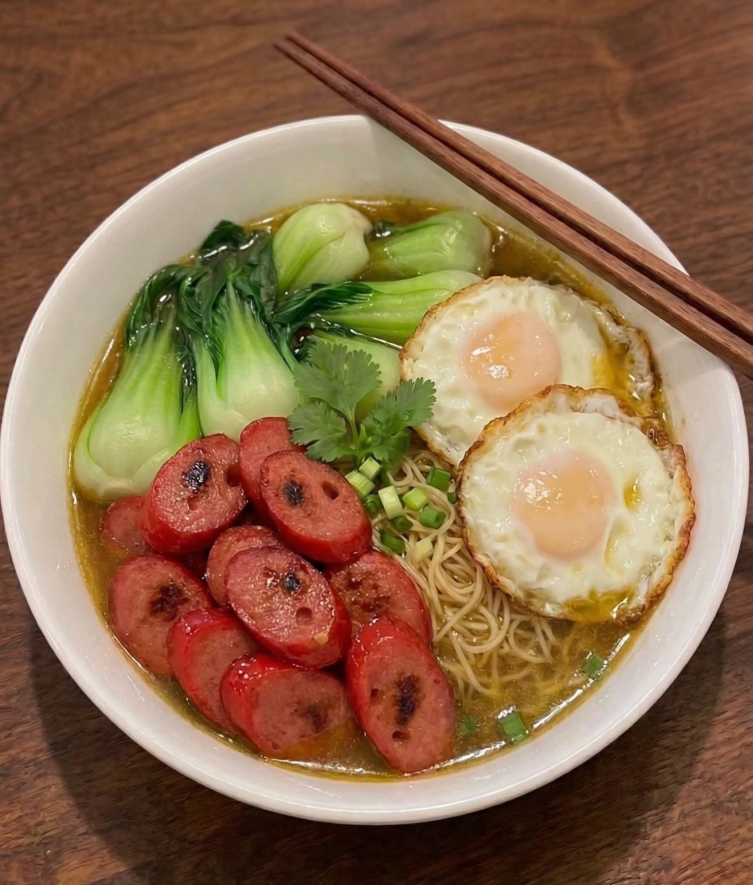 Red Sausage & Egg Noodle